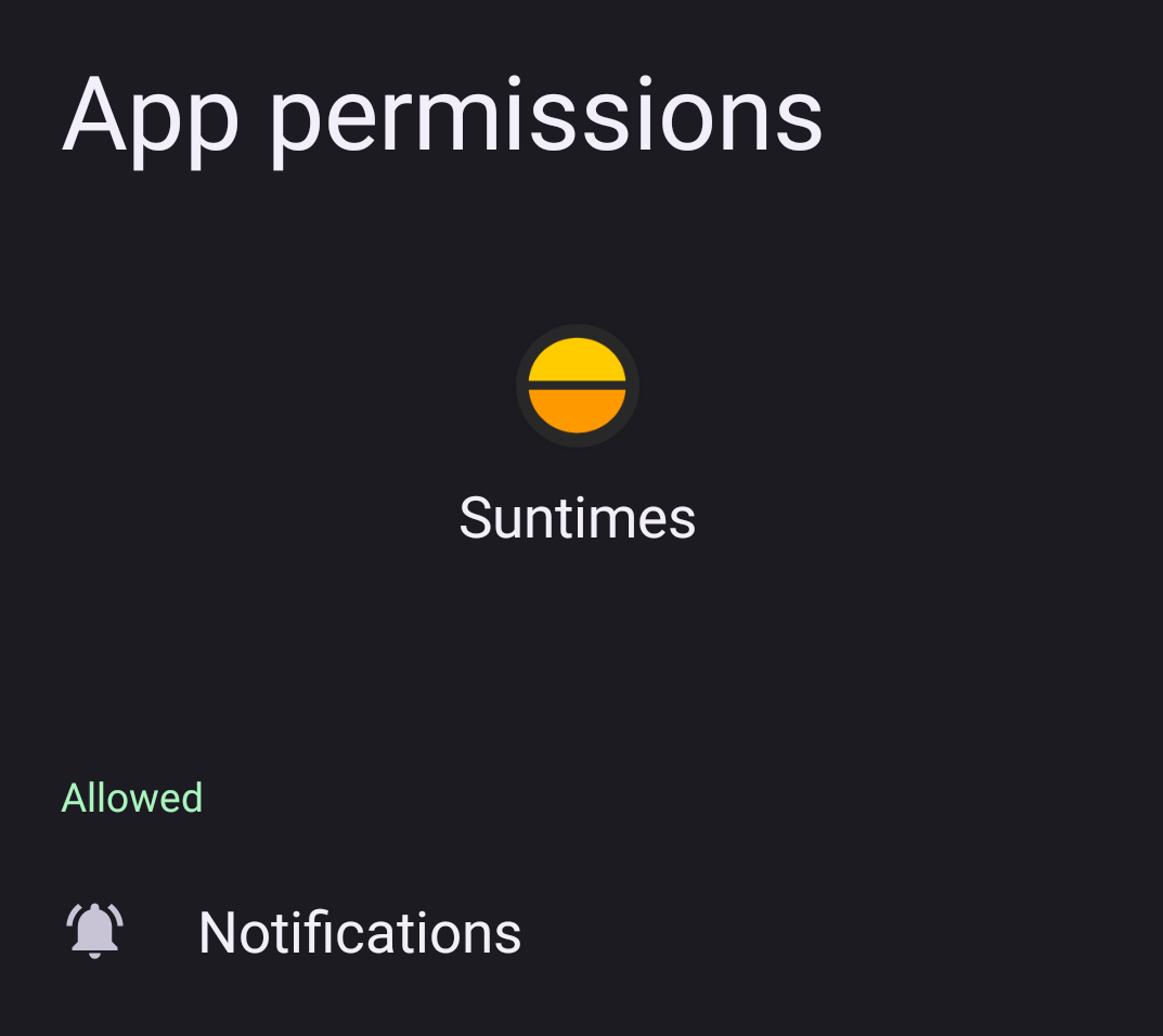 Notification Permissions