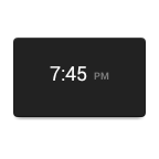 Clock Widget (1x1)